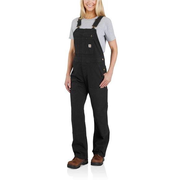 NEW Carhartt 102438 Rugged Flex® Loose Fit Bib Overall Brown 462sn - Picture 4 of 5